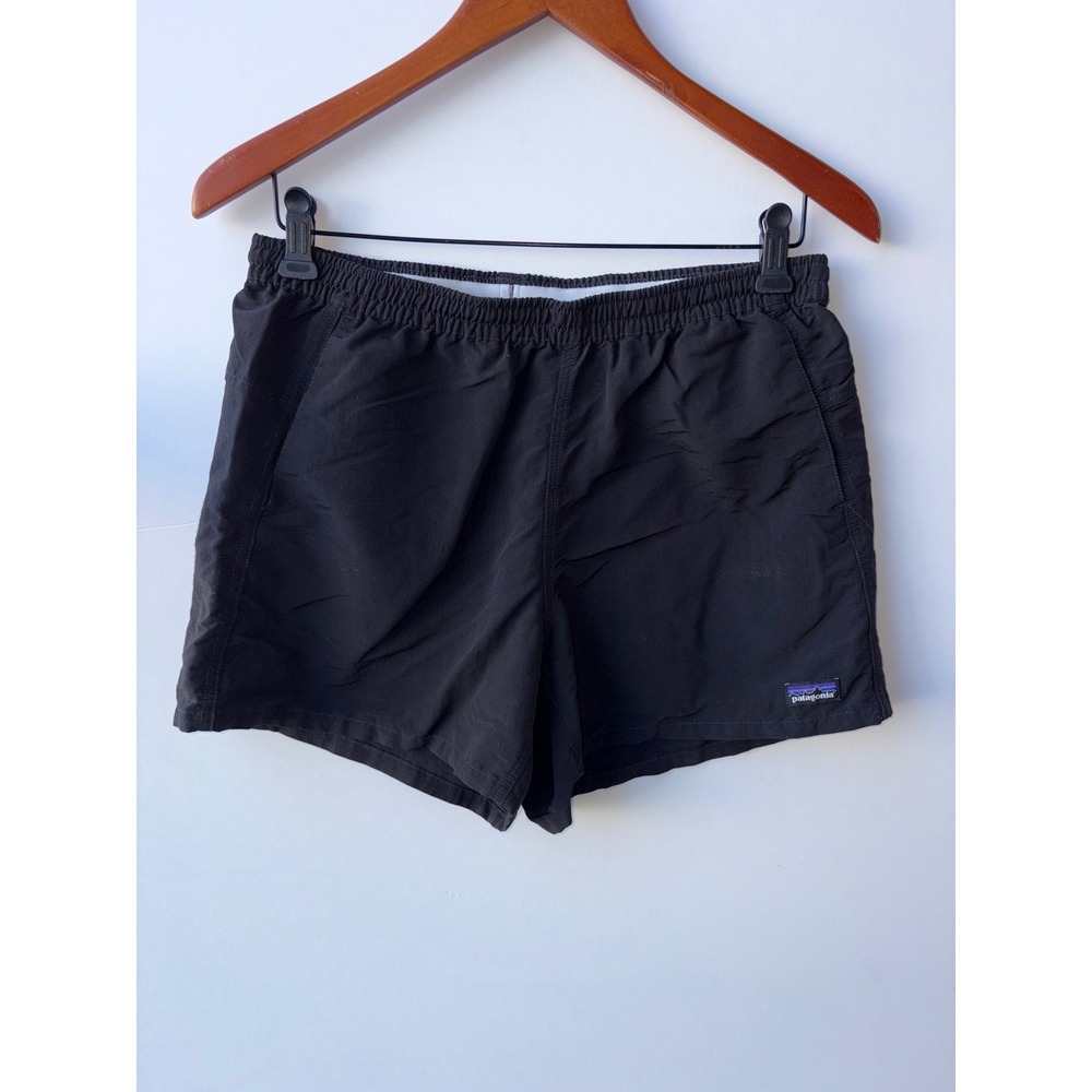 Patagonia Baggies Shorts Black 5 Inch Inseam Nylon Water Hiking Athletic P-6